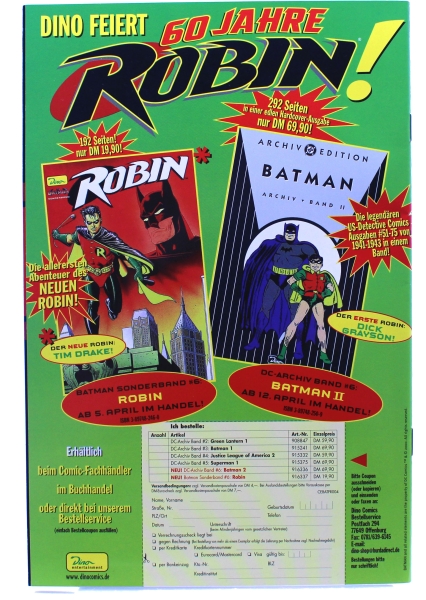 DC Comics Batman präsentiert Comic Nr. 4: 60 Jahre Robin von Dino